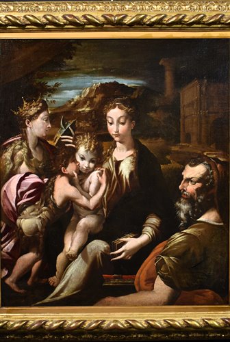 Madonna col Bambino, S. Giovannino, S. Caterina d'Alessandria e S. Zaccaria